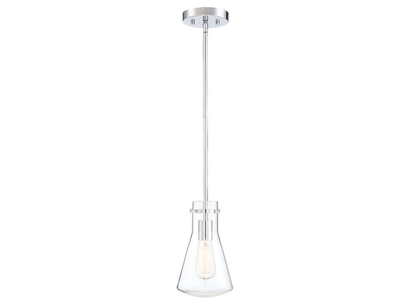 Mini Pendants Glass Down by Meridian ( 446 | M70063CH Mpend ) 