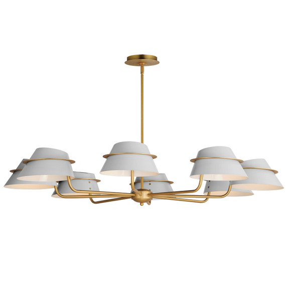 Large Chandeliers Metal Shade by Maxim ( 16 | 25228LFGNAB Lucas ) 