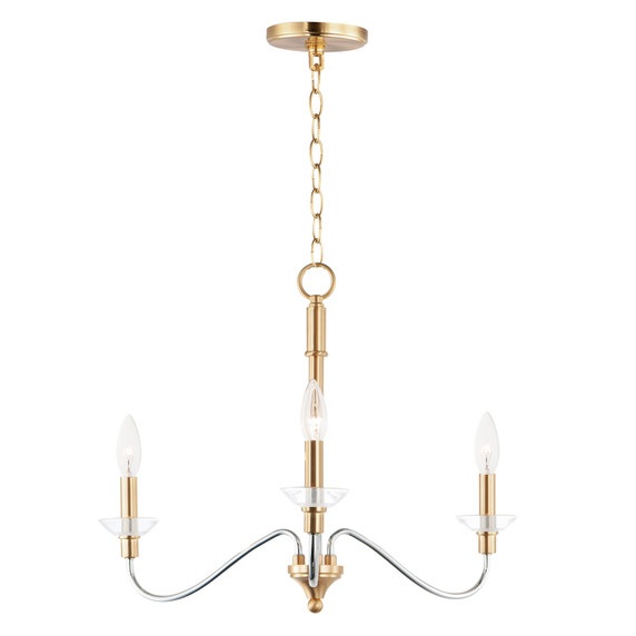 Mid. Chandeliers Candle by Maxim ( 16 | 25373CLPCSBR Clarion ) 