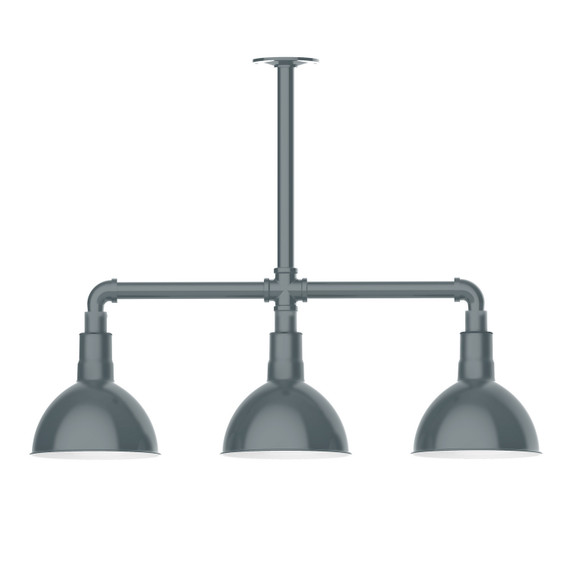 Exterior Chandeliers by Montclair Light Works ( 518 | MSK114-40-T30 Deep Bowl ) 