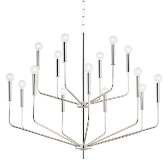 Large Chandeliers Candle by Mitzi ( 428 | H516815-PN Bailey ) 
