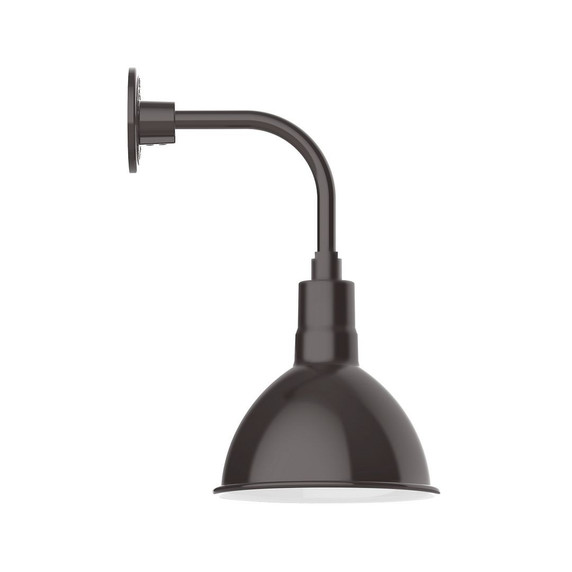 Exterior Wall Mount by Montclair Light Works ( 518 | GNT115-51-G06 Deep Bowl ) 