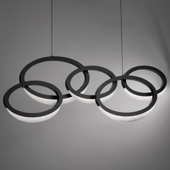 Linear/Island Ring/Halo by Modern Forms ( 281 | PD-56246-BK Orion ) 