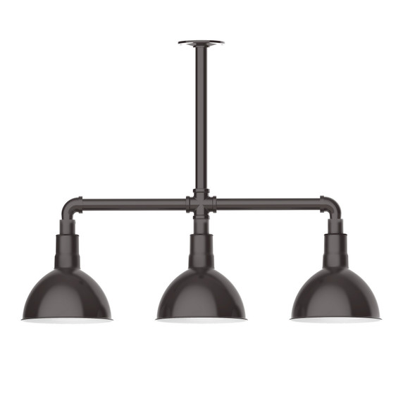 Exterior Chandeliers by Montclair Light Works ( 518 | MSK114-51-T48 Deep Bowl ) 