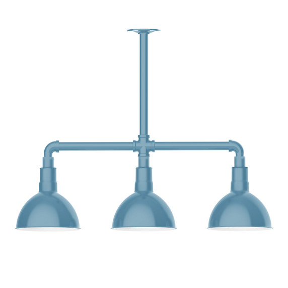 Exterior Chandeliers by Montclair Light Works ( 518 | MSK114-54-T48 Deep Bowl ) 