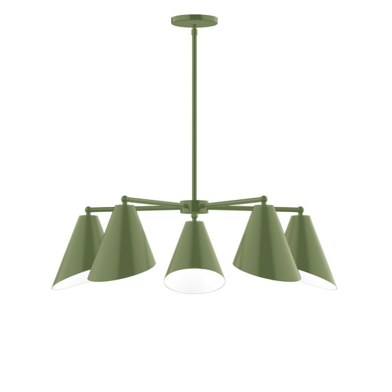 Mid. Chandeliers Metal Shade by Montclair Light Works ( 518 | CHC415-22 Jasmine ) 