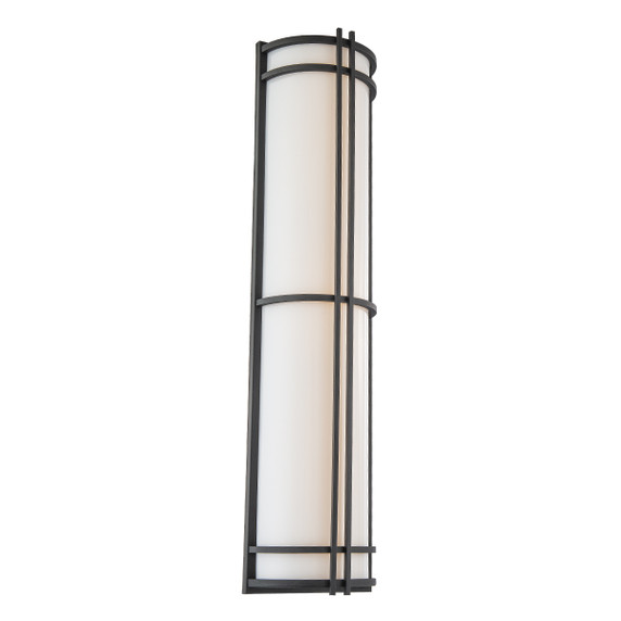 Exterior Wall Mt./Flush by Modern Forms ( 281 | WS-W68637-BK Skyscraper ) 