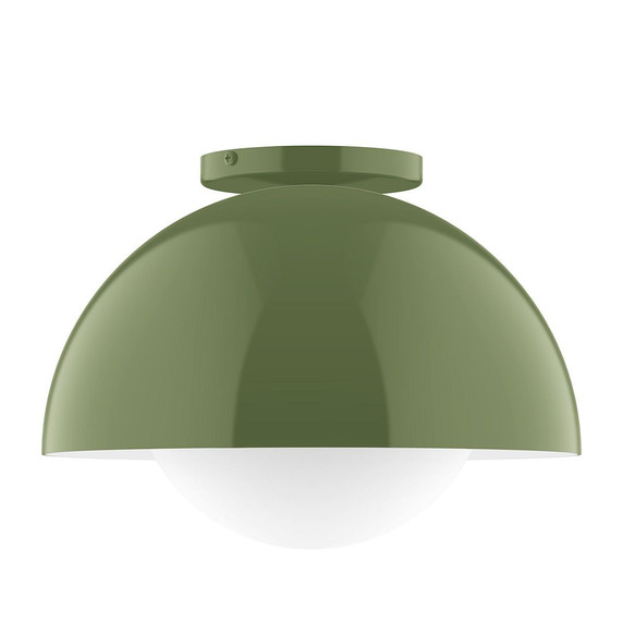 Flush Mounts Metal Shade by Montclair Light Works ( 518 | FMD432-G15-22 Arcade ) 