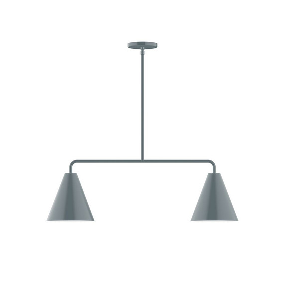 Linear/Island 2 Light Bar by Montclair Light Works ( 518 | MSG420-40-L10 Jynx ) 