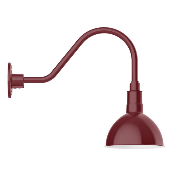 Exterior Wall Mount by Montclair Light Works ( 518 | GNA114-55-W08-L10 Deep Bowl ) 