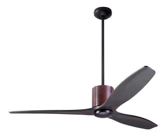 Fans Damp Location by Modern Fan Co ( 201 | LLX-DBCH-54-EB-NL-RC LeatherLuxe DC ) 