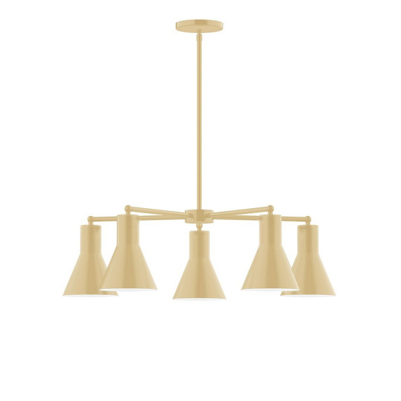 Mid. Chandeliers Glass Down by Montclair Light Works ( 518 | CHC436-17-L10 Flare ) 