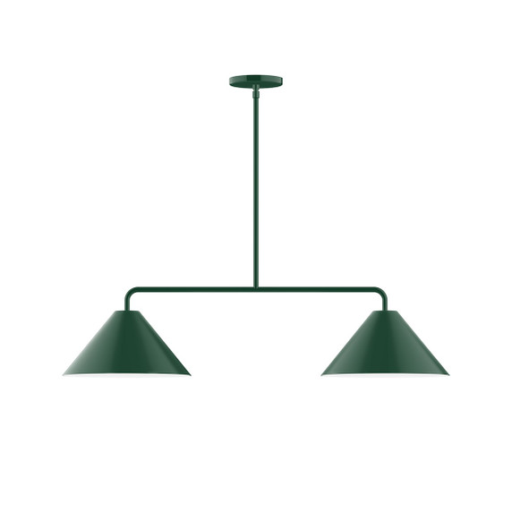 Linear/Island 2 Light Bar by Montclair Light Works ( 518 | MSG422-42 Pinnacle ) 