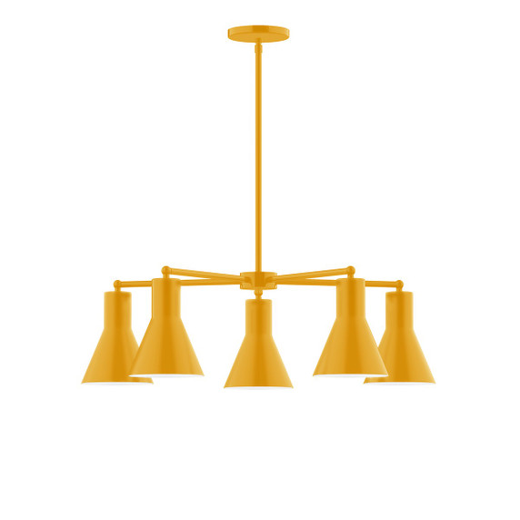 Mid. Chandeliers Glass Down by Montclair Light Works ( 518 | CHC436-21 Flare ) 