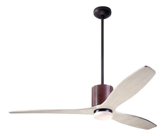 Fans Damp Location by Modern Fan Co ( 201 | LLX-DBCH-54-WW-271-RC LeatherLuxe DC ) 