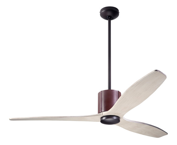 Fans Damp Location by Modern Fan Co ( 201 | LLX-DBCH-54-WW-NL-CC LeatherLuxe DC ) 