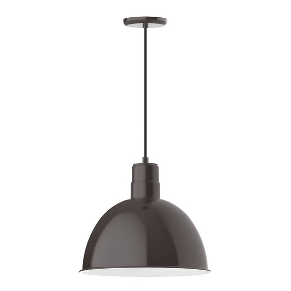 Pendants Metal Shade by Montclair Light Works ( 518 | PEB117-51-W16-L13 Deep Bowl ) 