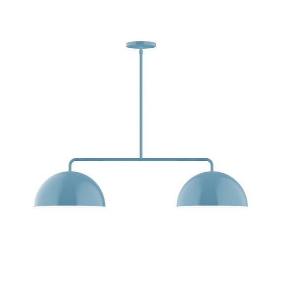Linear/Island 2 Light Bar by Montclair Light Works ( 518 | MSG432-G15-54 Arcade ) 
