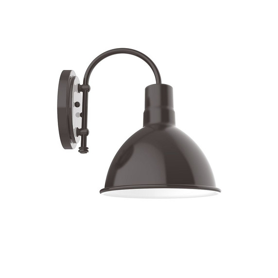 Exterior Wall Mount by Montclair Light Works ( 518 | SCC115-51-W10 Deep Bowl ) 