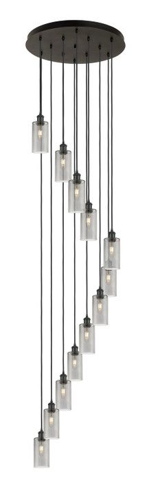 Mini Chandeliers Multi-Port/Cascade by Montclair Light Works ( 518 | PEBX446-G15-17-C26 Nest ) 