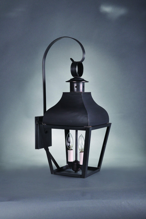 Exterior Wall Mount by Northeast Lantern ( 196 | 7637-DB-LT2-CLR Stanfield ) 