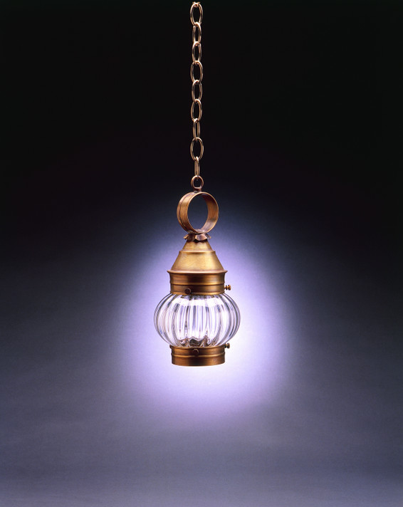 Pendants Glass Down by Northeast Lantern ( 196 | 2012-AB-MED-OPT Cageless Onion ) 