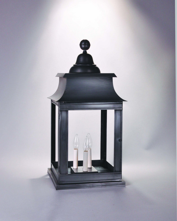 Exterior Post/Pier Head by Northeast Lantern ( 196 | 5653P-DB-LT3-CLR Concord ) 