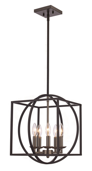 Mid. Chandeliers Candle by Trans Globe Imports ( 110 | 11185 BN-BK ) 