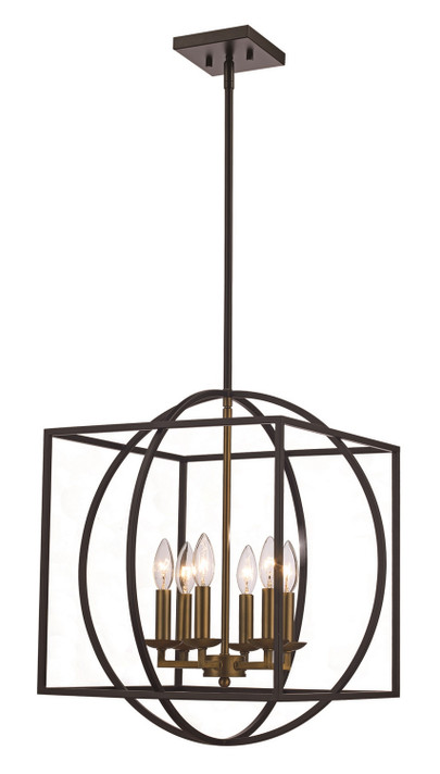Mid. Chandeliers Candle by Trans Globe Imports ( 110 | 11186 AG-BK ) 