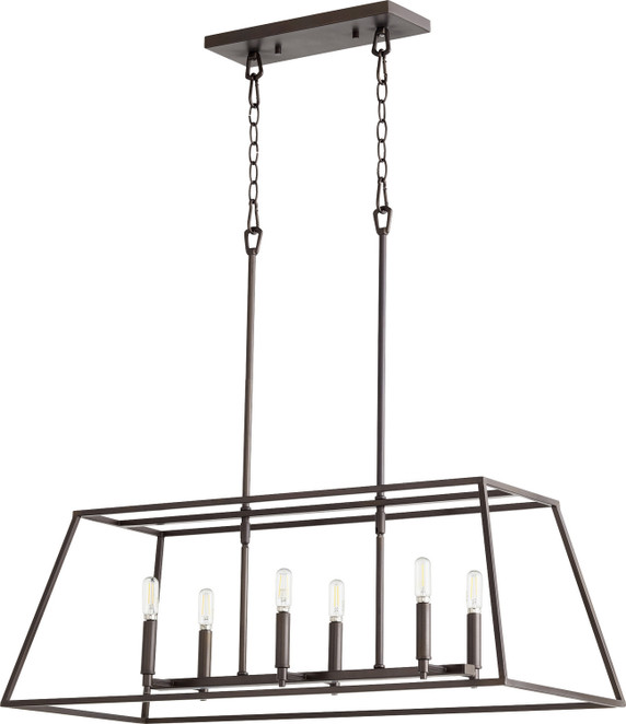 Linear/Island 4 Light + by Quorum ( 19 | 654-6-86 Gabriel ) 