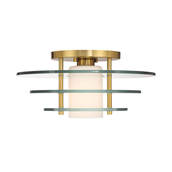 Semi-Flush Mts. Glass Down by Savoy House ( 51 | 6-8602-1-322 Newell ) 