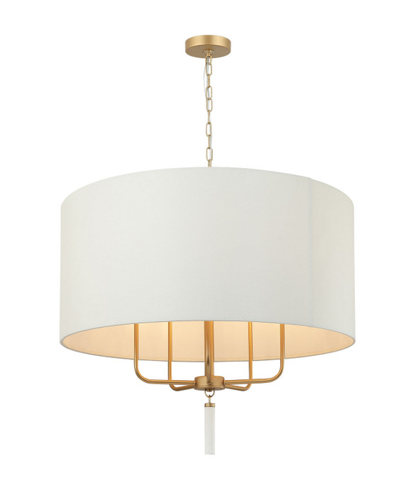 Mid. Chandeliers Drum Shade by Varaluz ( 137 | 368P05GOW Secret Agent ) 