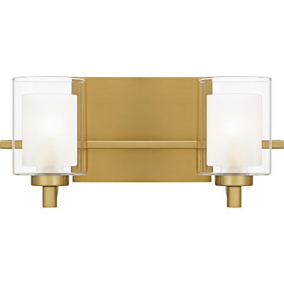Bathroom Fixtures Two Lights by Quoizel ( 10 | KLT8602BRGLED Kolt ) 