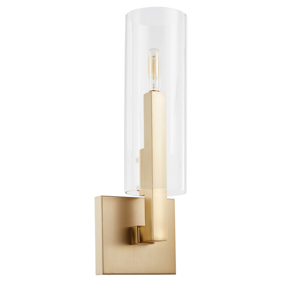 Sconces Single Glass by Quorum ( 19 | 5277-1-80 Harbin ) 