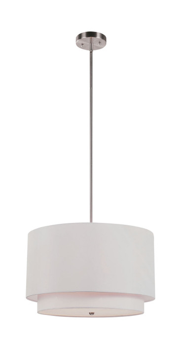 Pendants Drum Shade by Trans Globe Imports ( 110 | PND-802 IV Schiffer ) 