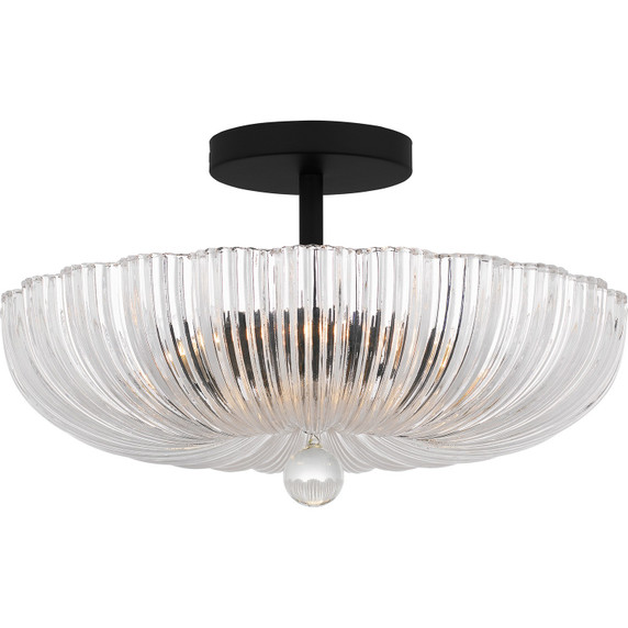 Semi-Flush Mts. Bowl Style by Quoizel ( 10 | QSF6748MBK Quoizel Semi-Flush Mount ) 