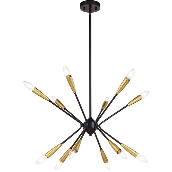 Mid. Chandeliers Starburst by Vaxcel ( 63 | P0375 Ellis ) 