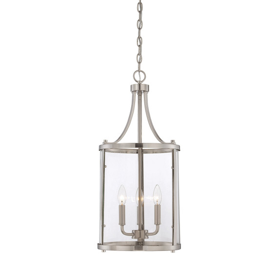 Foyer/Hall Lanterns Glass w/Frame by Savoy House ( 51 | 7-1040-3-SN Penrose ) 