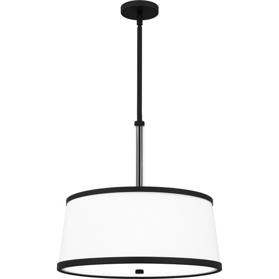 Pendants Drum Shade by Quoizel ( 10 | KYL2820MBK Kylen ) 