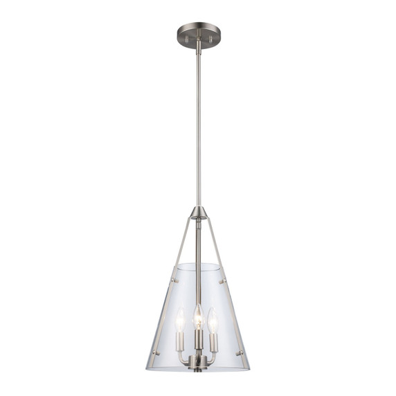Pendants Glass Down by Trans Globe Imports ( 110 | 11583 BN Armani ) 