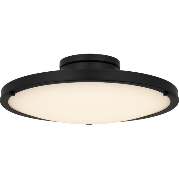 Semi-Flush Mts. Glass Down by Quoizel ( 10 | QSF6784MBK Quoizel Semi-Flush Mount ) 