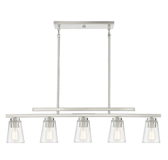 Linear/Island 4 Light + by Savoy House ( 51 | 1-1023-5-SN Calhoun ) 