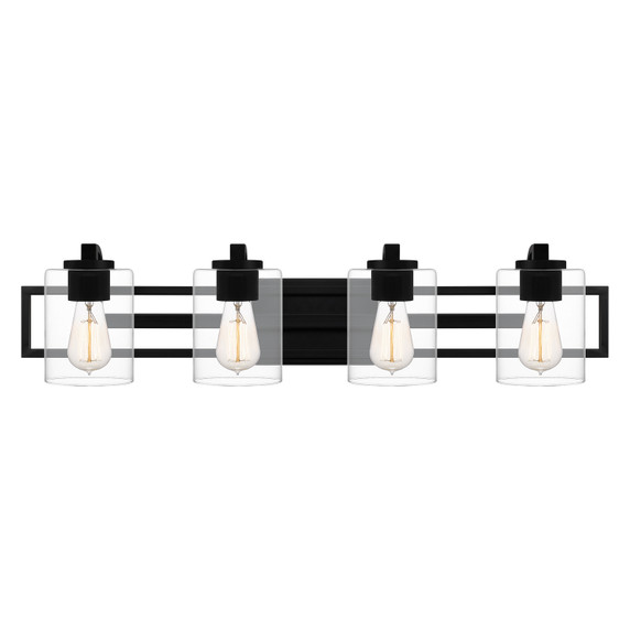 Bathroom Fixtures Four Lights by Quoizel ( 10 | LANS8632MBK Lansdowne ) 