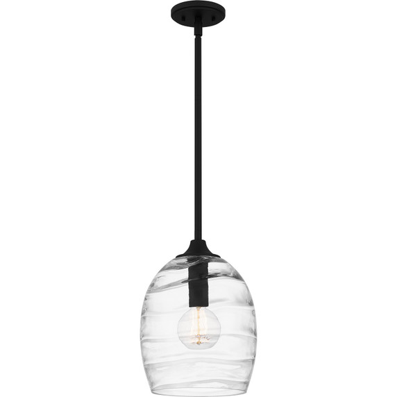Pendants Glass Down by Quoizel ( 10 | LCY1810MBK Lucy ) 