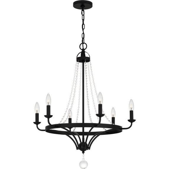 Mid. Chandeliers Candle by Quoizel ( 10 | ADL5026MBK Adelaide ) 