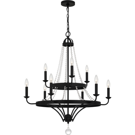 Mid. Chandeliers Candle by Quoizel ( 10 | ADL5030MBK Adelaide ) 