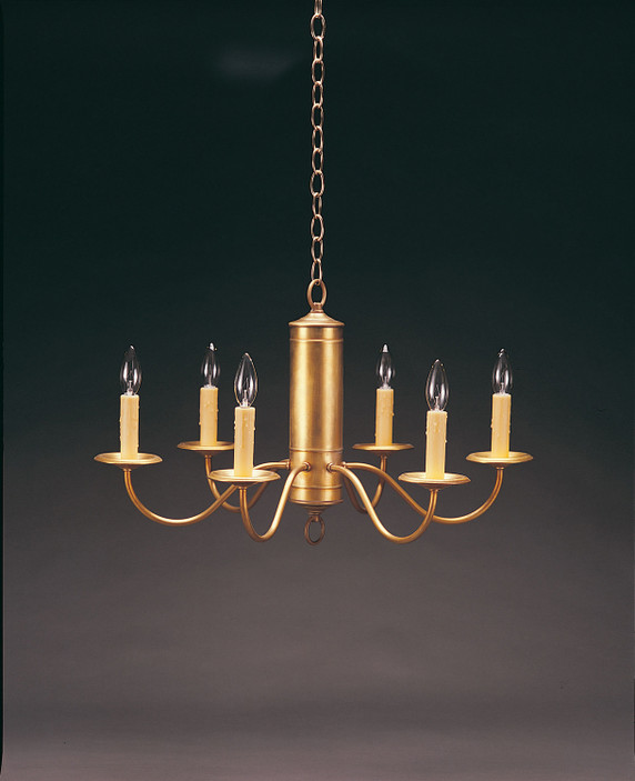 Mid. Chandeliers Candle by Northeast Lantern ( 196 | 911-AB-LT6 Chandelier ) 
