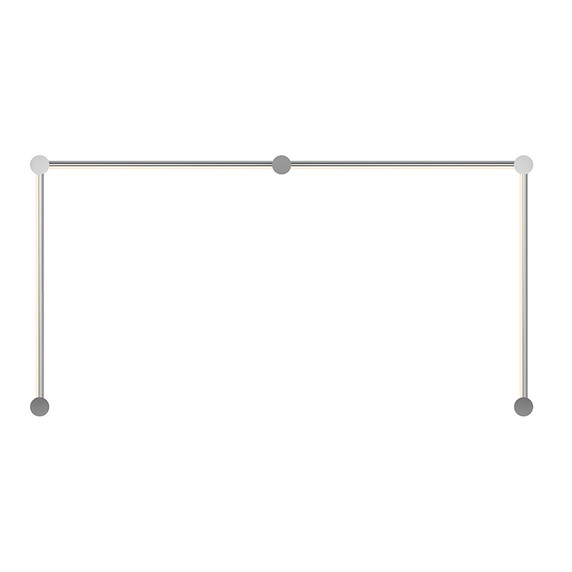 Bathroom Fixtures Cylindrical / Linear by Sonneman ( 69 | 23QPCN222R120PHA Purolinear 360 ) 