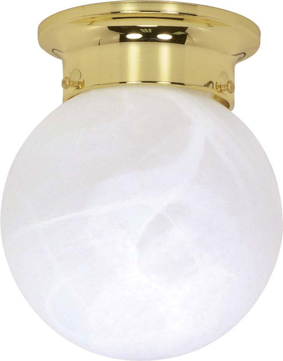 Flush Mounts Bowl Style by Nuvo Lighting ( 72 | 60-255 6 Alabaster Ball ) 