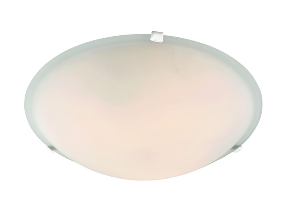 Flush Mounts Bowl Style by Trans Globe Imports ( 110 | 58700 WH Cracka ) 